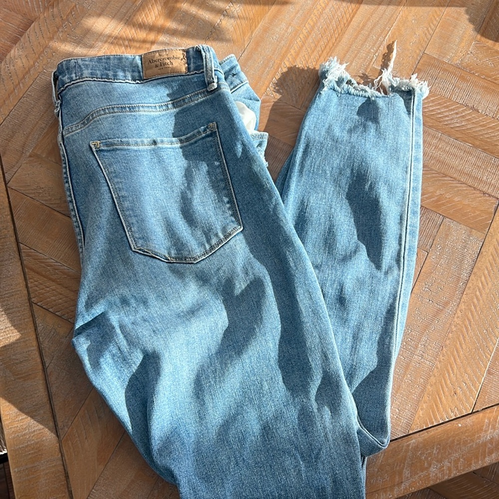 Abercrombie & fitch ankle jean high rise pants